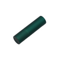 Tubo de lápiz labial verde magnético 3.5 g de tubo cosmético de aluminio
